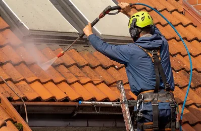 Démoussage et hydrofuge de toiture à Naussac